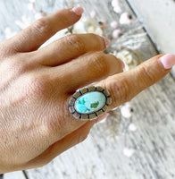 Handmade size 8 Sonoran Gold artisan ring
