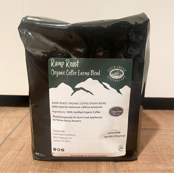 Duck Creek Apothecary organic enema blend coffee 2lb bag