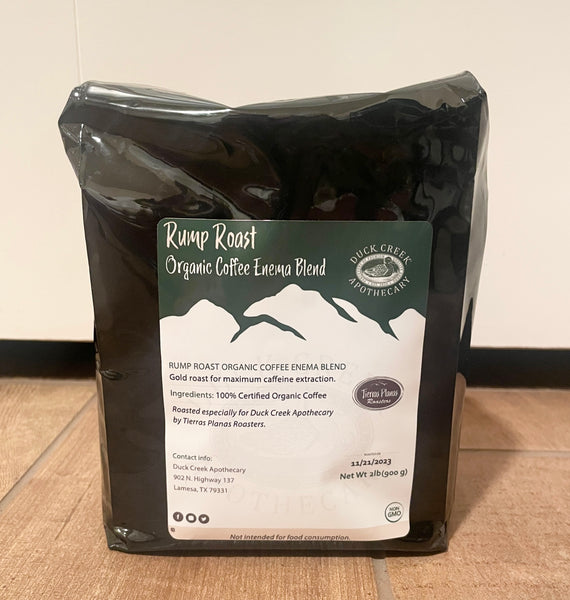 Duck Creek Apothecary organic enema blend coffee 2lb bag