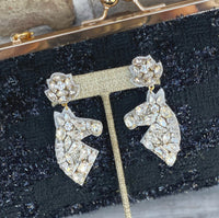 Swarovski crystal horse earrings