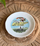 Tiny vintage ceramic Tennessee souvenir teacup and saucer set