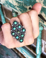 Vintage Navajo sterling and turquoise ring