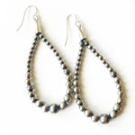 Sterling Navajo pearl earrings