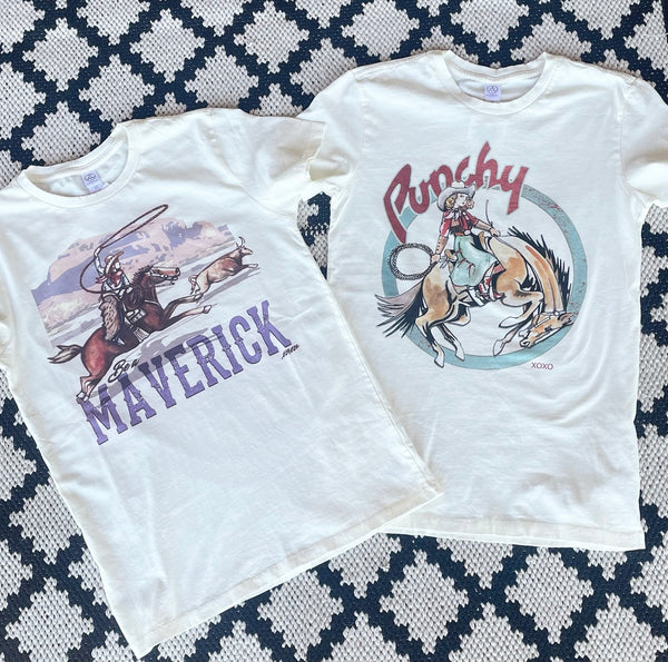 Super soft distressed graphic tees