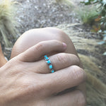 Sterling turquoise band